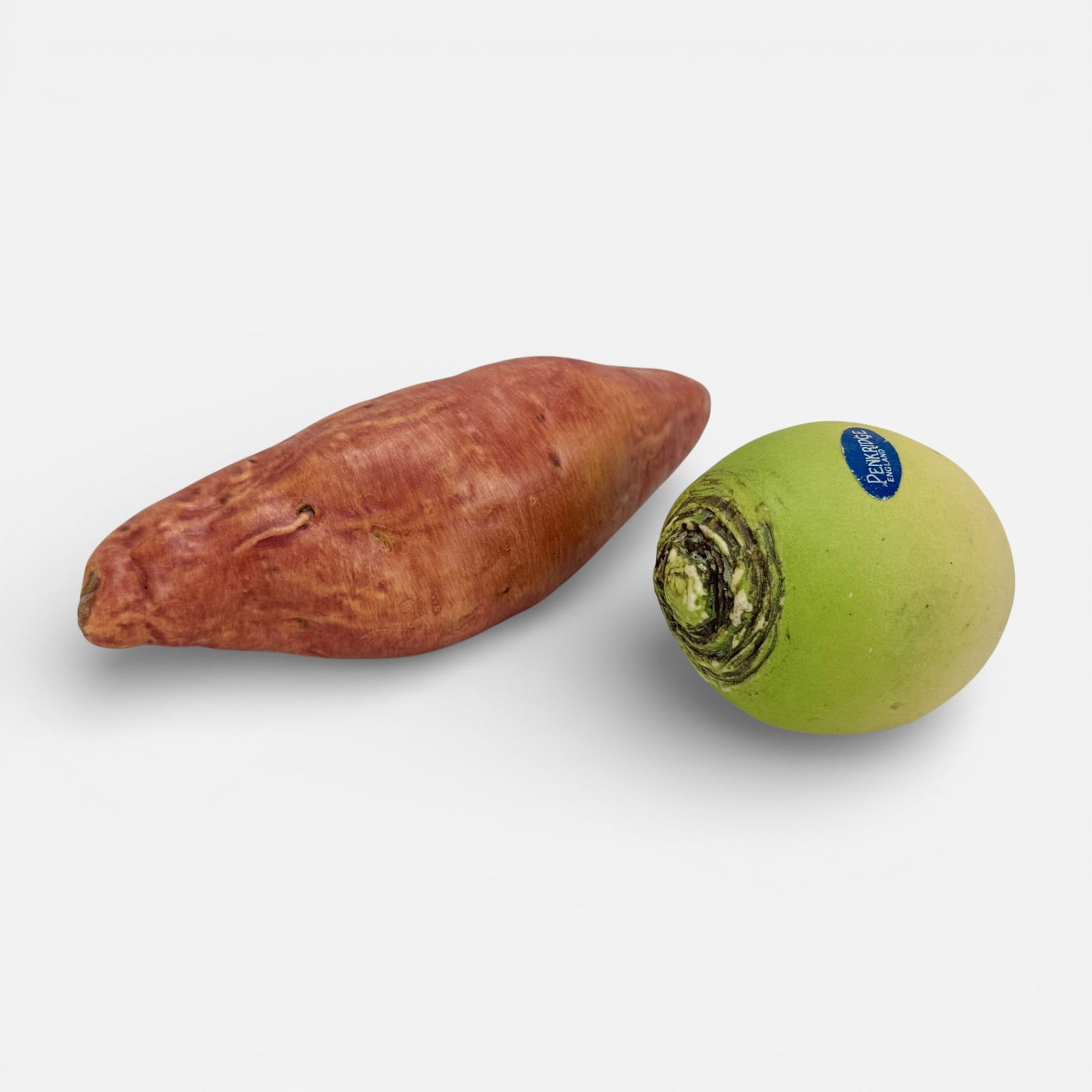 Mary Kirk Kelly and Penkridge Realistic Ceramic Sweet Potato & Turnip Root Vegetable Sculptures (1 of 6)