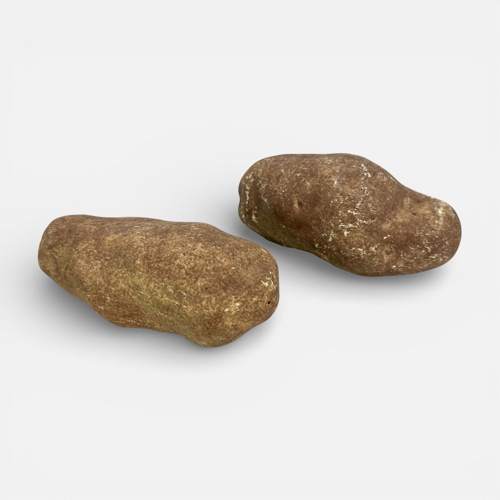 Two Mary Kirk Kelly Realistic Ceramic Potato Root Vegetable Sculptures (1 of 6)