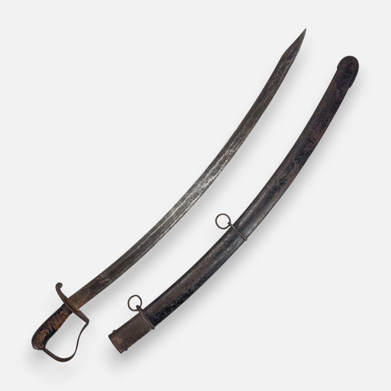 1812-1813 American Nathan Starr Cavalry Saber w/Scabbard (1 of 11)