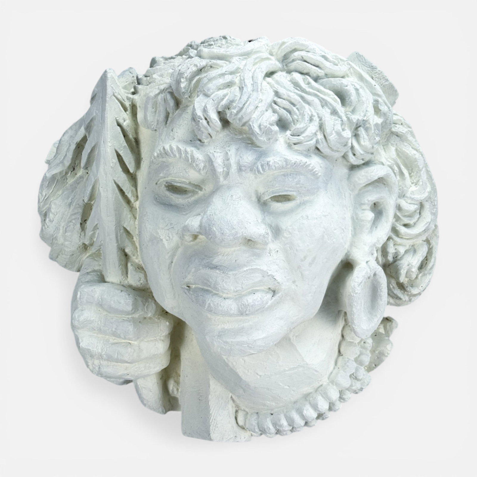 Heinz Warneke "Auca Indian" Plaster Model for Washington National Cathedral: Heinz Warneke (German-American, 1895-1983), Auca Indian, plaster model. Heinz Warneke, sculptor, Malcolm Harlow and Frank Zic, carvers. From the Washington National Cathedral's South Transit Baptister