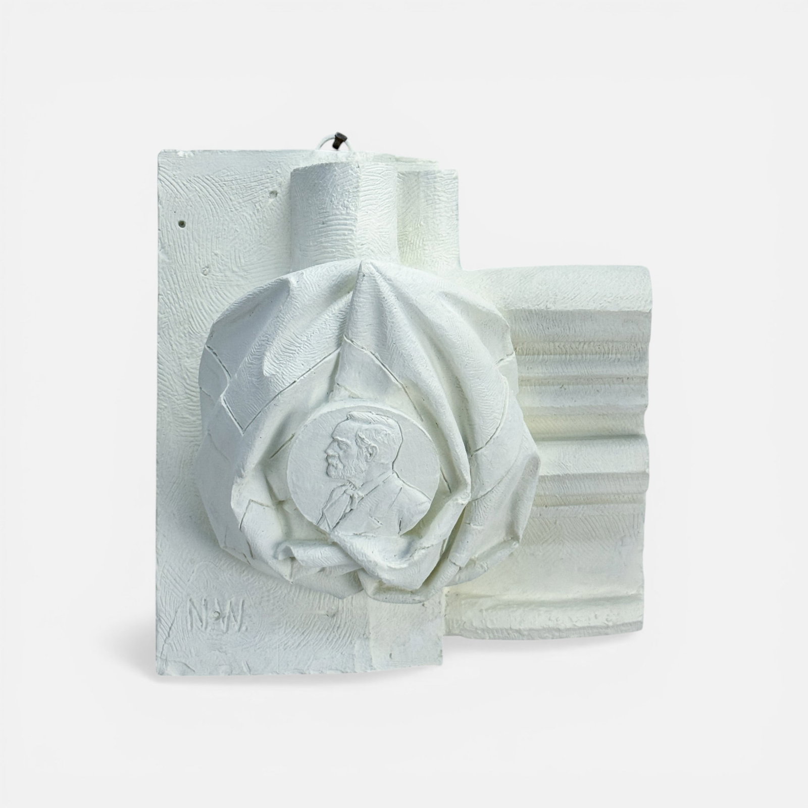 Frederick Hart "English Design" Plaster Model for Washington National Cathedral: Frederick Hart (American, 1943-1999), English Design, plaster model. Located in the Nave of the Washington National Cathedral. From the collection of Malcolm S. Harlow Jr. and Gale Bowman. Frederick H