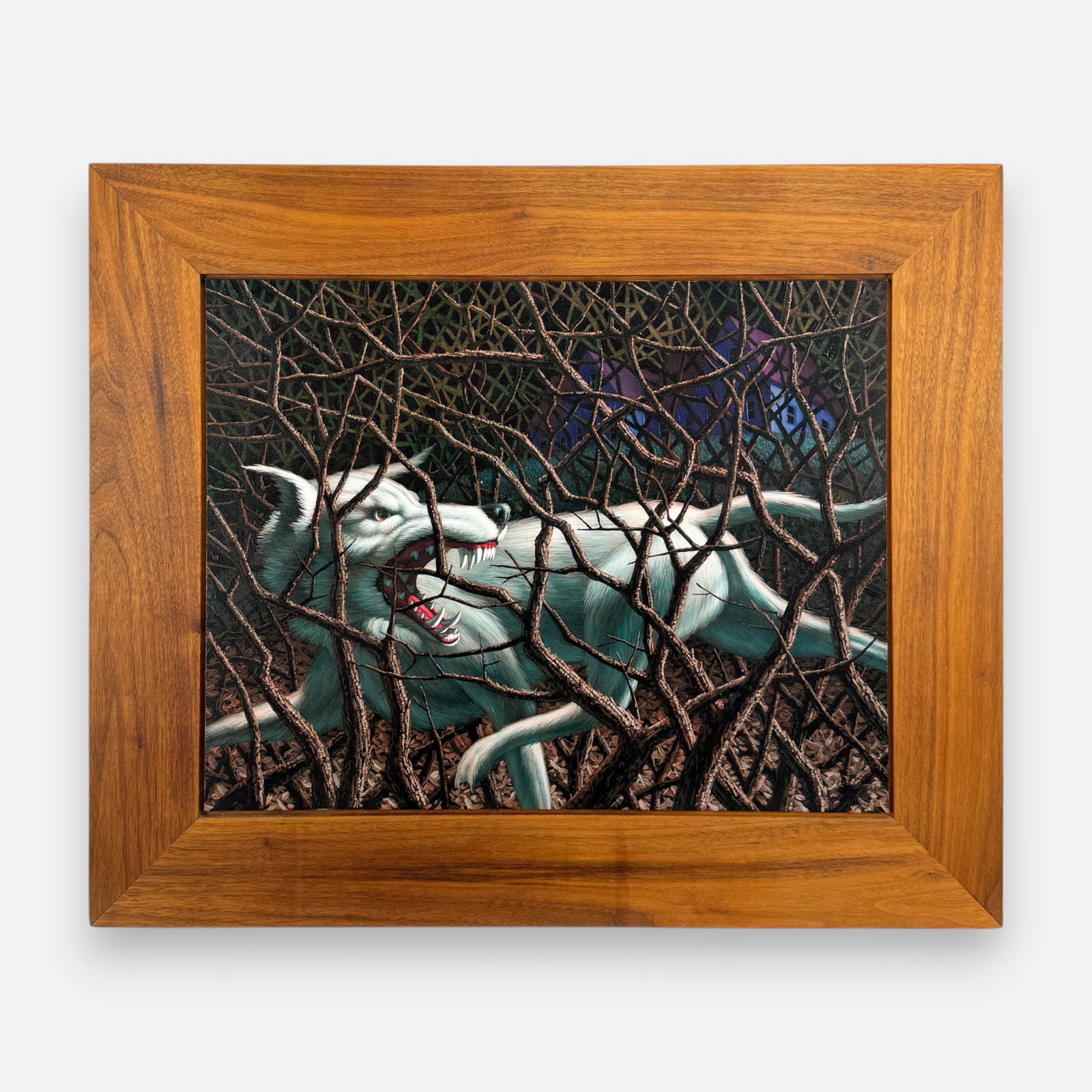 Leonard Koscianski "Stalked" 2009 Oil on Board Painting (1 of 7)