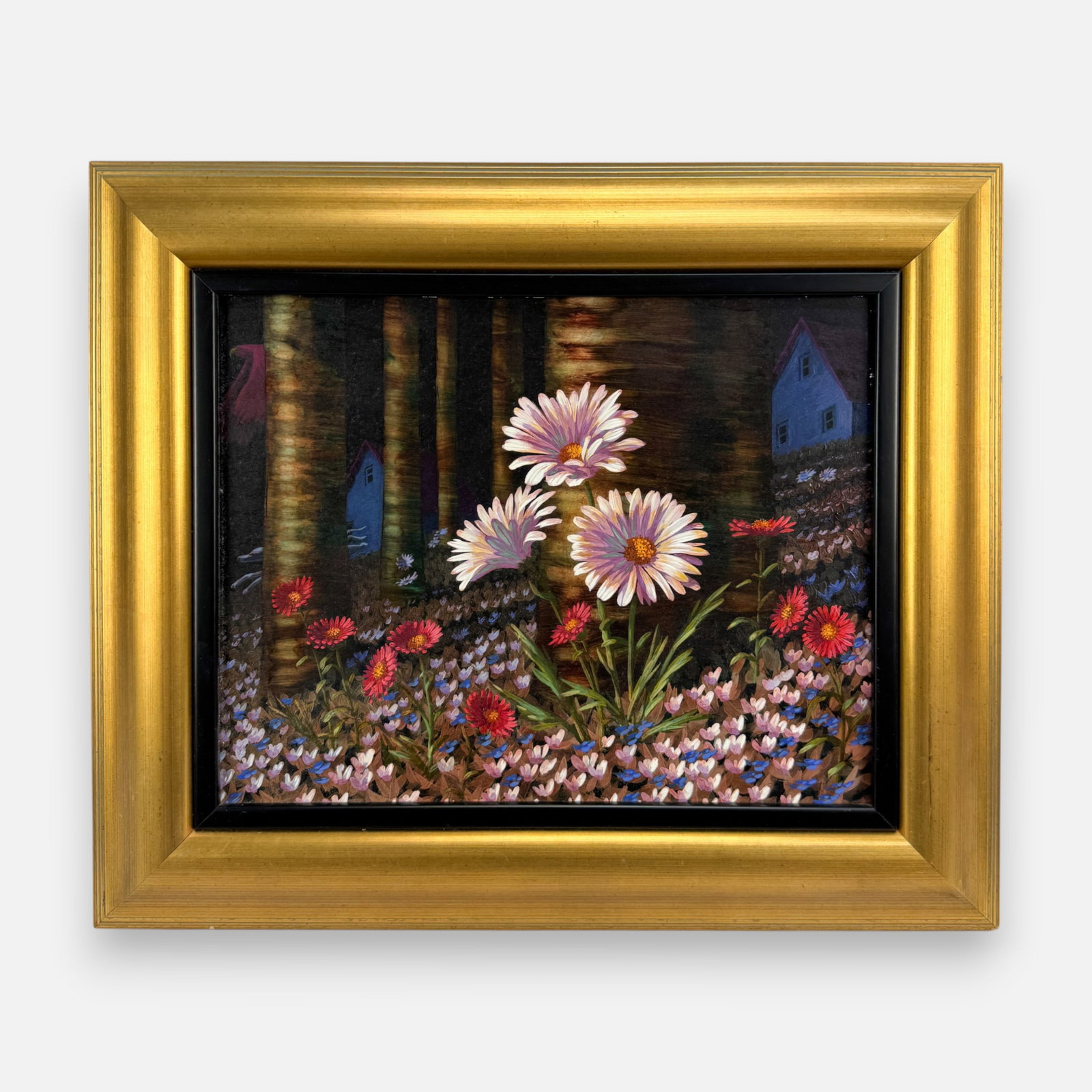 Leonard Koscianski "Night Vision" 1998 Oil on Board Painting (1 of 7)