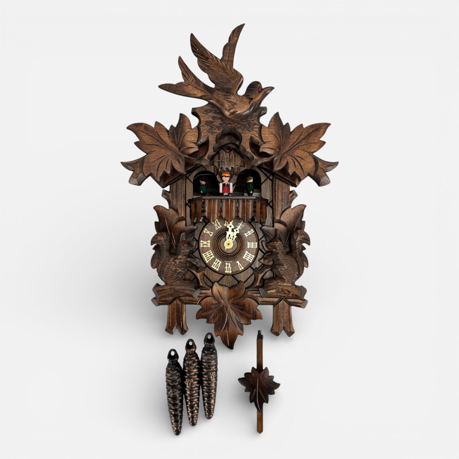Gueissaz Jaccard Swiss Musical Black Forest Carved Wood Cuckoo Clock: Clean and unused in original box. For shipping, we highly recommend Donald Camden at UPS Store 4608. Alternatively, reach out to one of our preferred shippers listed at the link below or elect for Liv