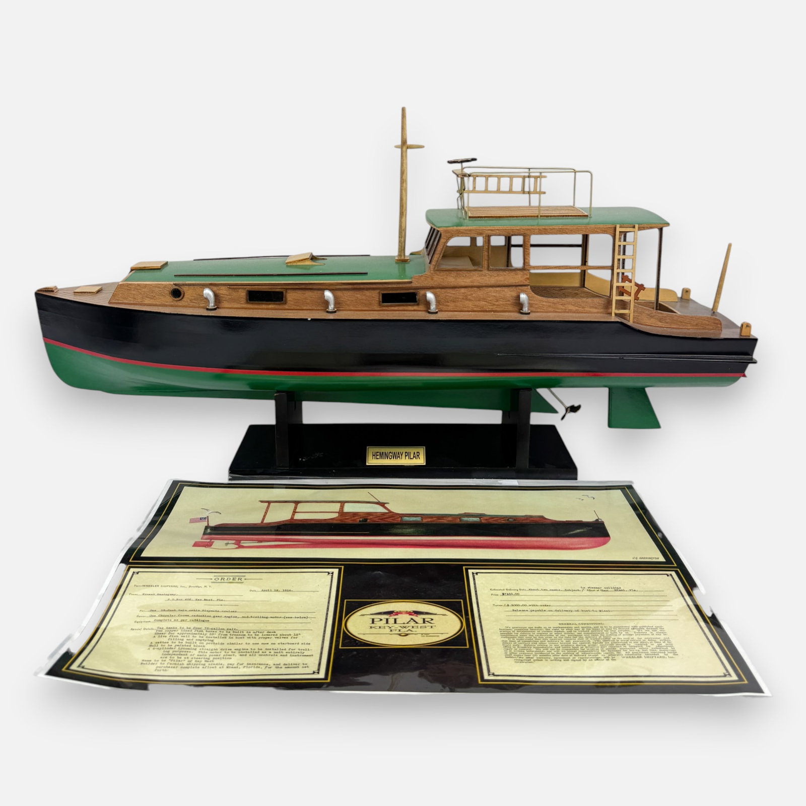 Ernest Hemingway Pilar Model 1938 38ft Playmate Cruiser Boat (1 of 15)