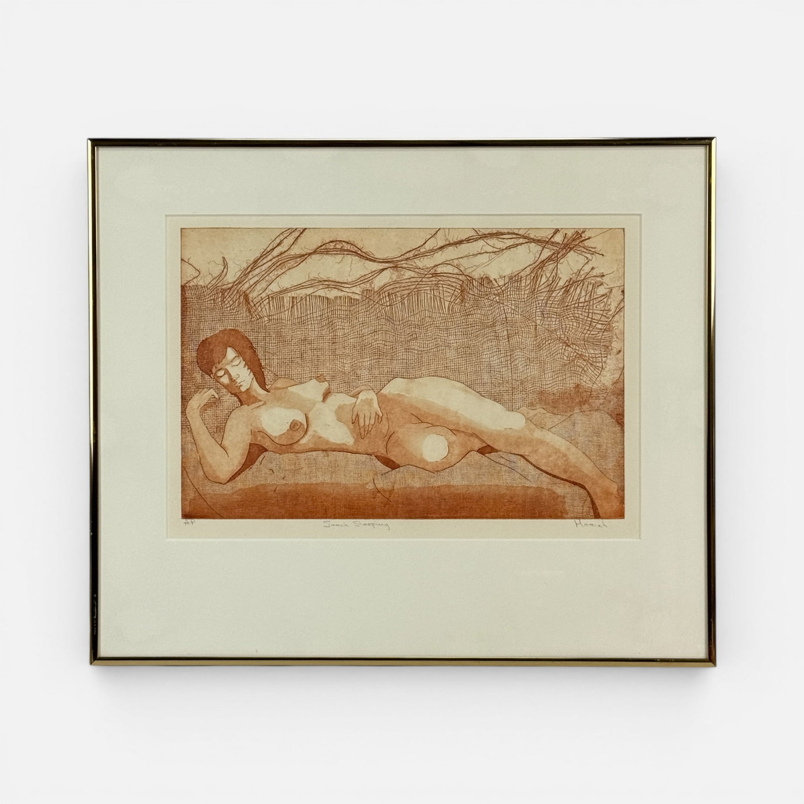 Moriah "Sarah Sleeping" Artist Proof Print of Nude Sleeping Woman (1 of 7)