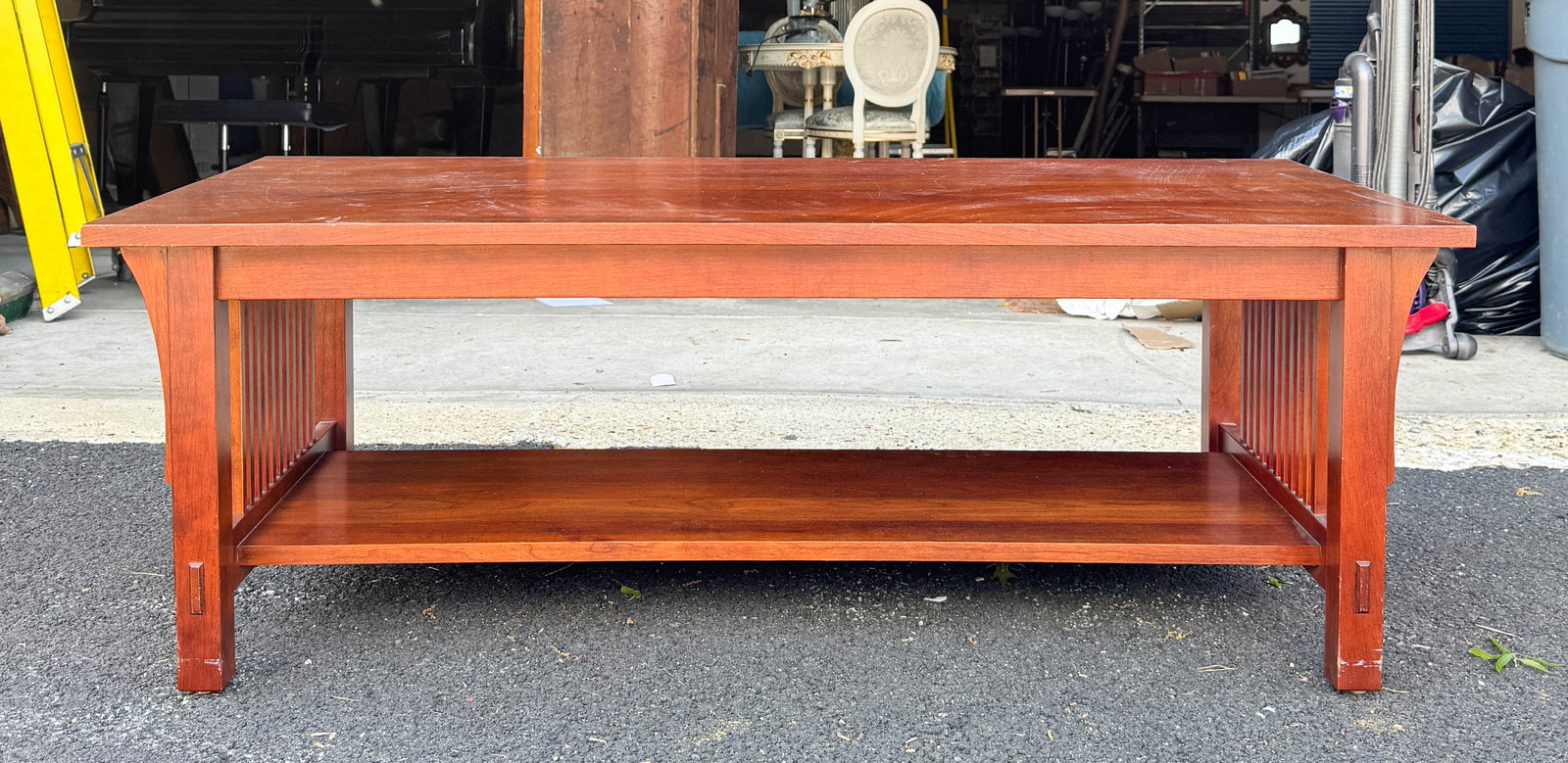 Modern Stickley Cherry Coffee Table - 2