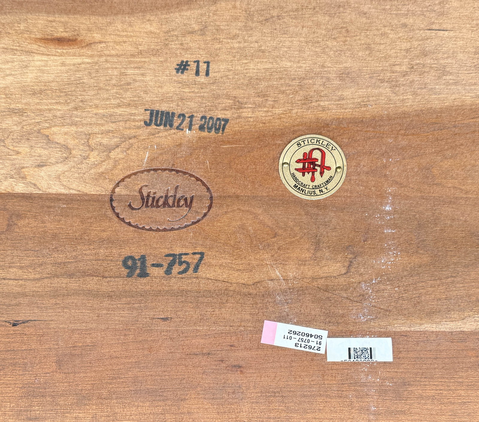 Modern Stickley Cherry Coffee Table - 8