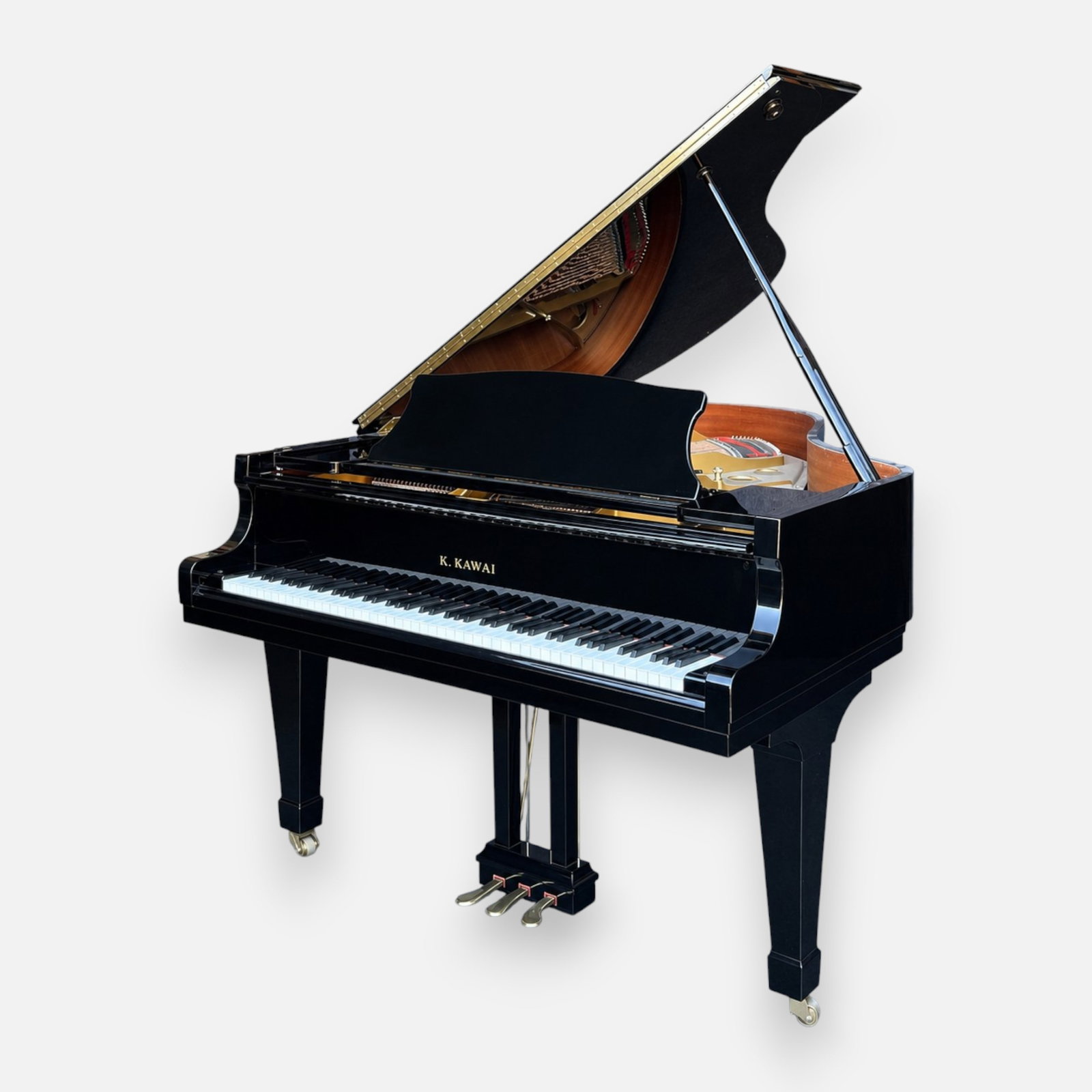 Kawai RX-2 Baby Grand Piano w/Black Glossy Lacquer Finish: For shipping, we highly recommend Donald Camden at UPS Store 4608. Alternatively, reach out to one of our preferred shippers listed at the link below or elect for LiveShipping in the checkout screen.