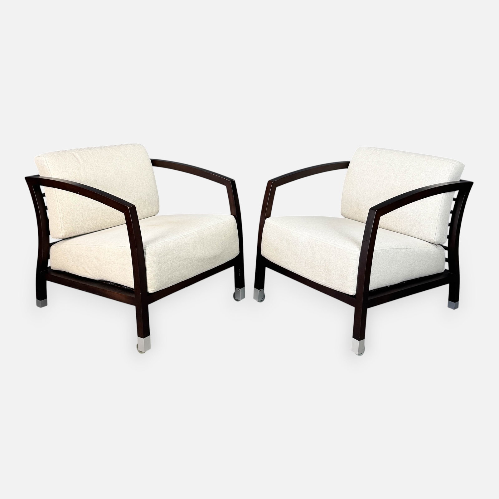 Pair Jon Gasca for Malena Stua Rolling Lounge Chairs (1 of 7)