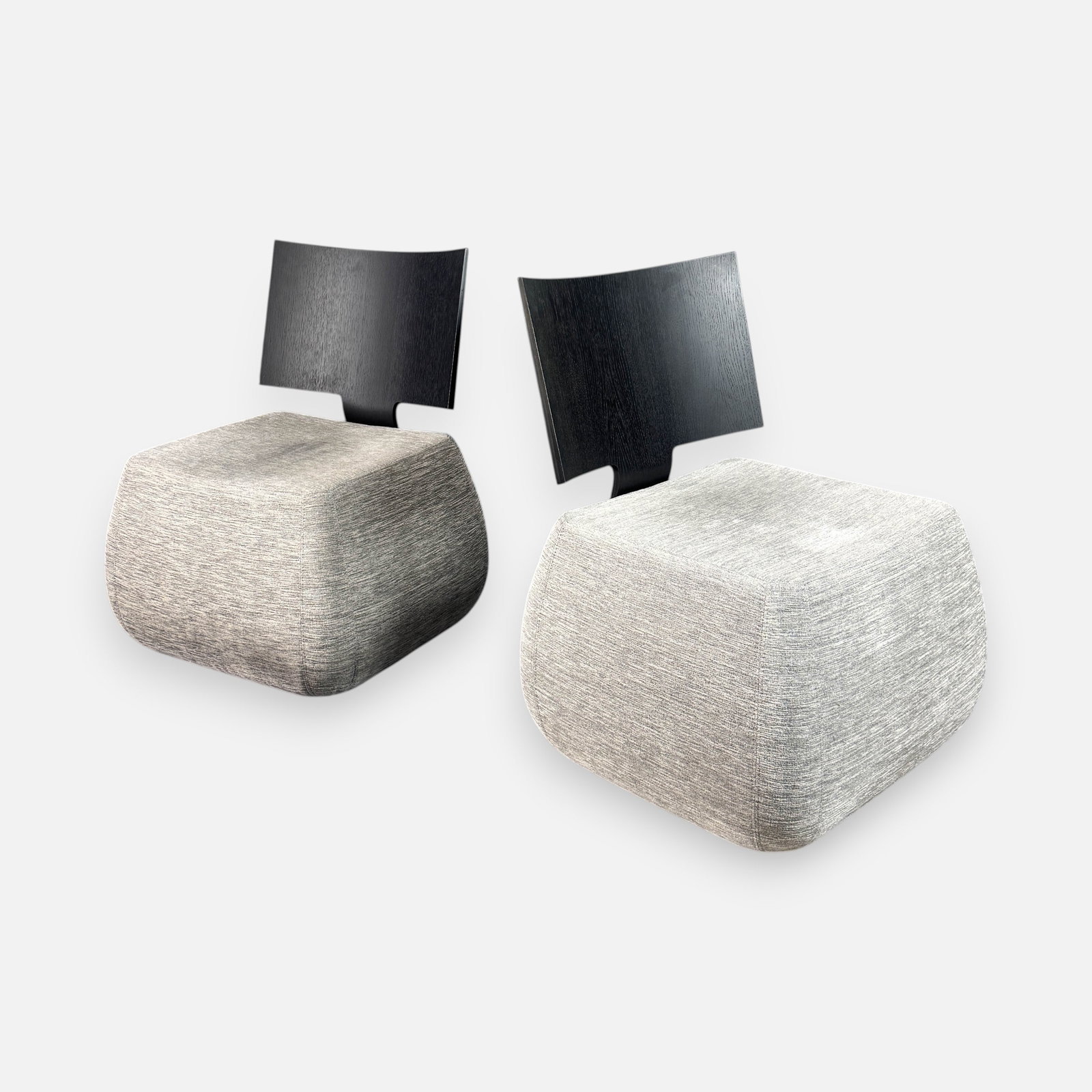 Pair Pascal Mourgue for Ligne Roset "Tazia Chairs": Very good condition as shown. For shipping, we highly recommend Donald Camden at UPS Store 4608. Alternatively, reach out to one of our preferred shippers listed at the link below or elect for LiveShi