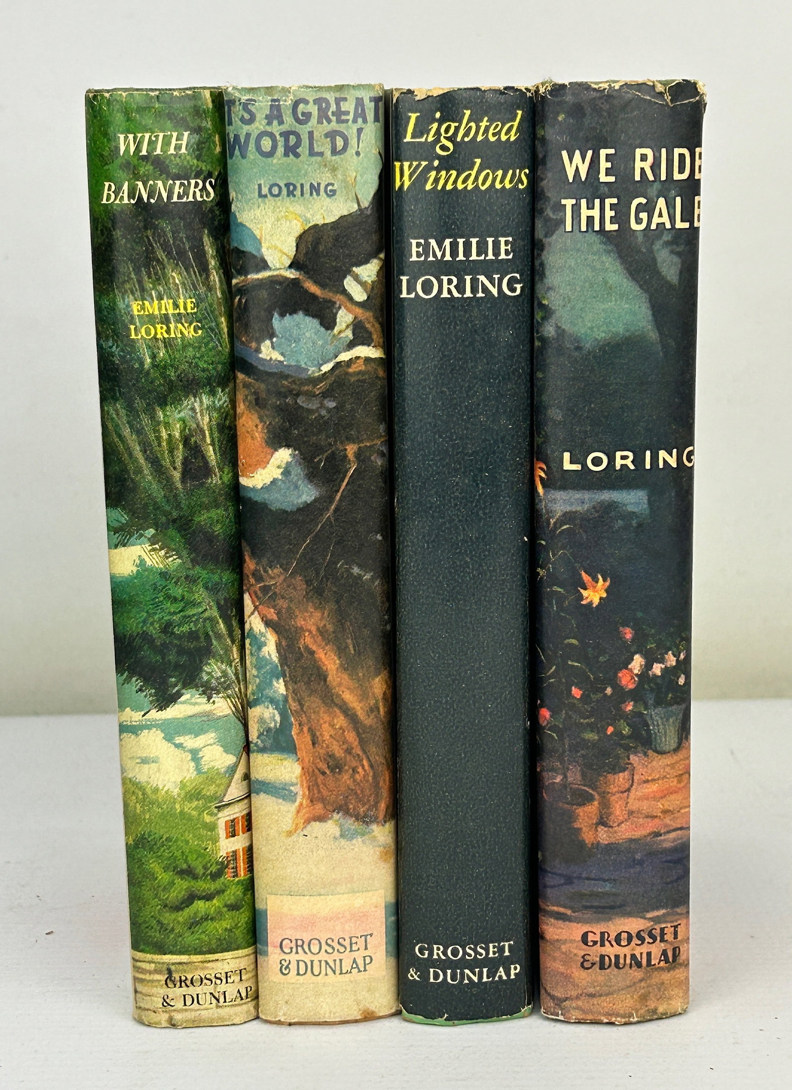 Four Piece Collection: Emilie Loring Romance & Adventure Novels 1st Edition Dustjacket (1 of 4)