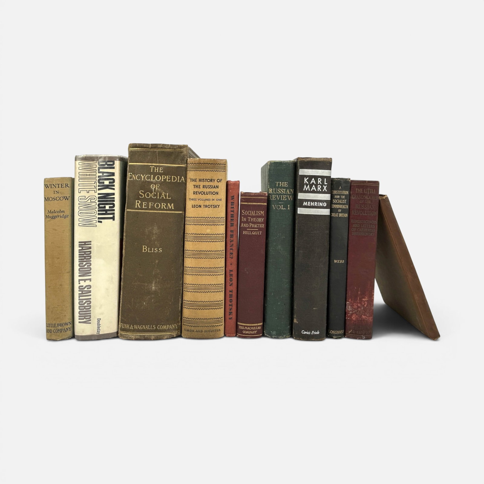 Collection of 11 Communist/Socialist & Russian Revolution Books: Including Karl Marx, Leon Trotsk (1 of 20)