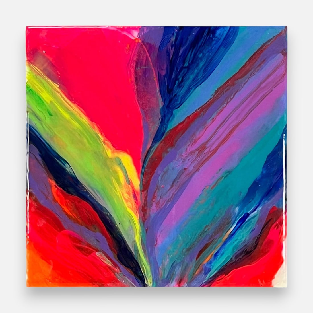 Barbara Januszkiewicz "Baby, I Love You" Acrylic on Metal (1 of 2)