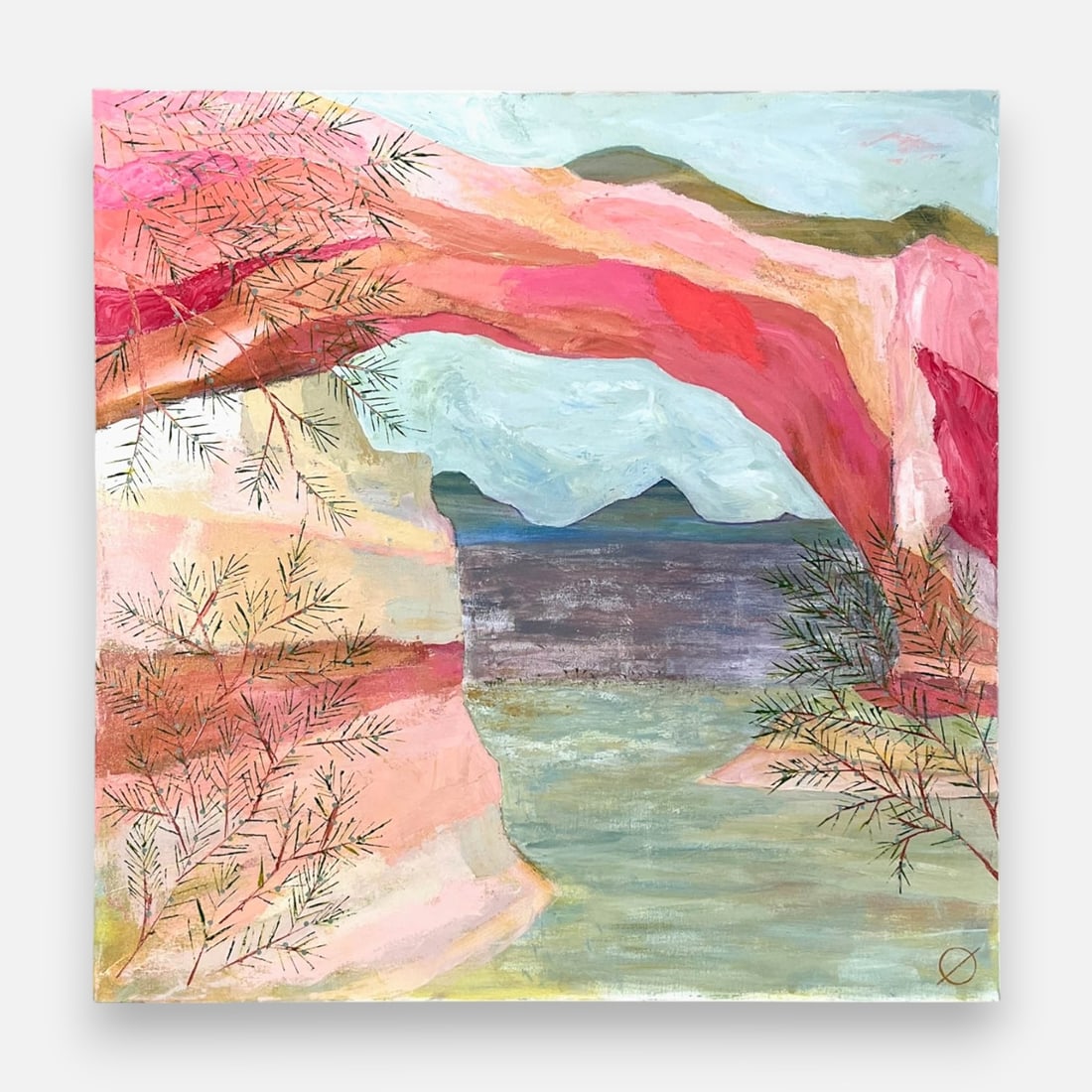 Heidi O. Vatanka "Capitol Reef" Acrylic on Canvas (1 of 3)