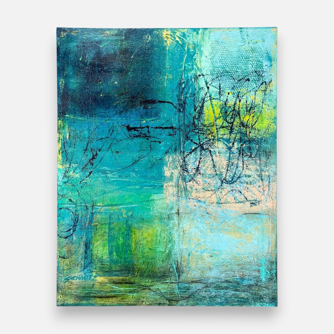 Karen Schmitz "Pursuit of Happiness" Acrylic on Canvas (1 of 3)