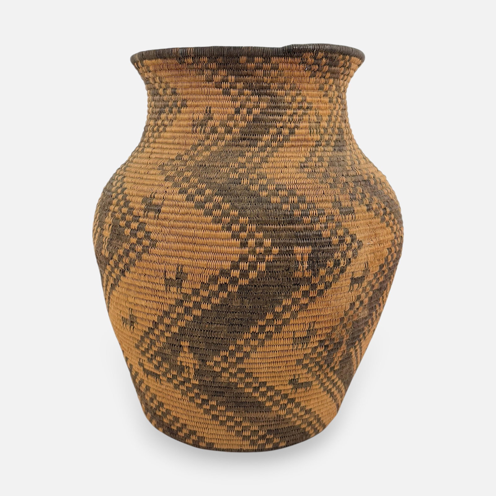 Fine Pictorial Apache Olla Native American Basket Coiled Jar (1 of 17)