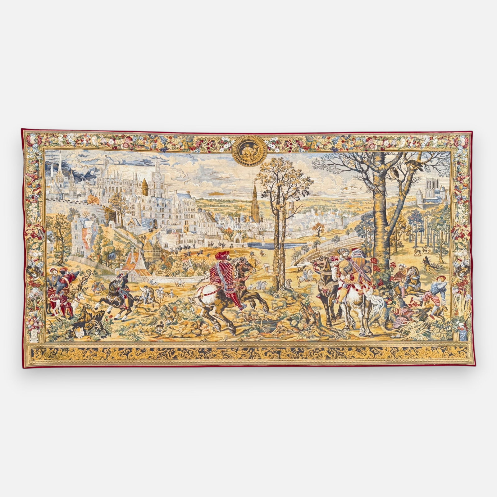 Flemish Tapestries Medieval Brussels Tapestry: Very good condition as shown. For shipping, we highly recommend Donald Camden at UPS Store 4608. Alternatively, reach out to one of our preferred shippers listed at the link below or elect for LiveShi