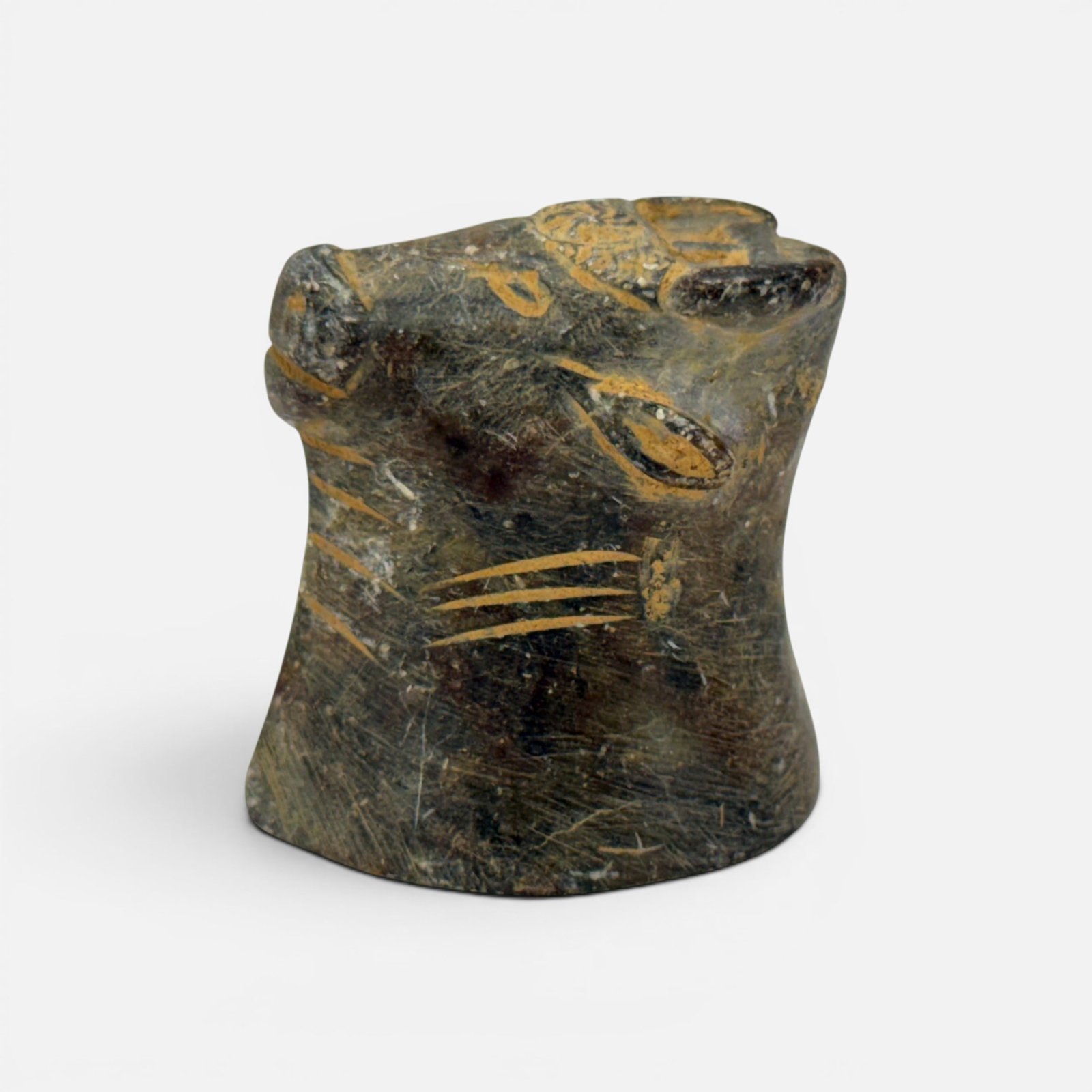 Ancient Near East Bull's Head Carved Stone Intaglio Seal/Stamp: Ca. unknown. For shipping, we highly recommend Donald Camden at UPS Store 4608. Alternatively, reach out to one of our preferred shippers listed at the link below or elect for LiveShipping in the chec