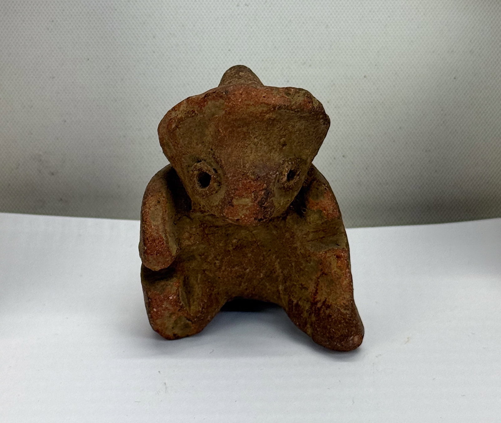 Three Pre-Columbian Figural Pottery Figures - 4