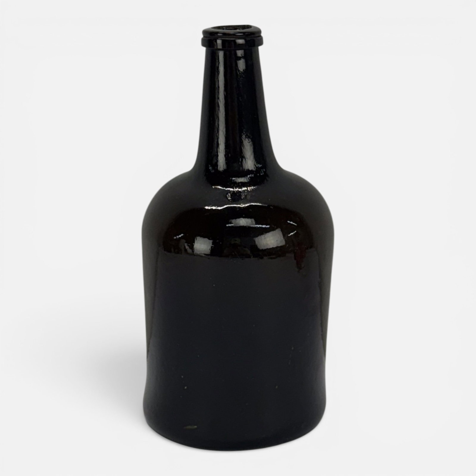 Antique English Free Blown Glass Dark Olive Squat Mallet Bottle #3: For shipping, we highly recommend Donald Camden at UPS Store 4608. Alternatively, reach out to one of our preferred shippers listed at the link below or elect for LiveShipping in the checkout screen. 