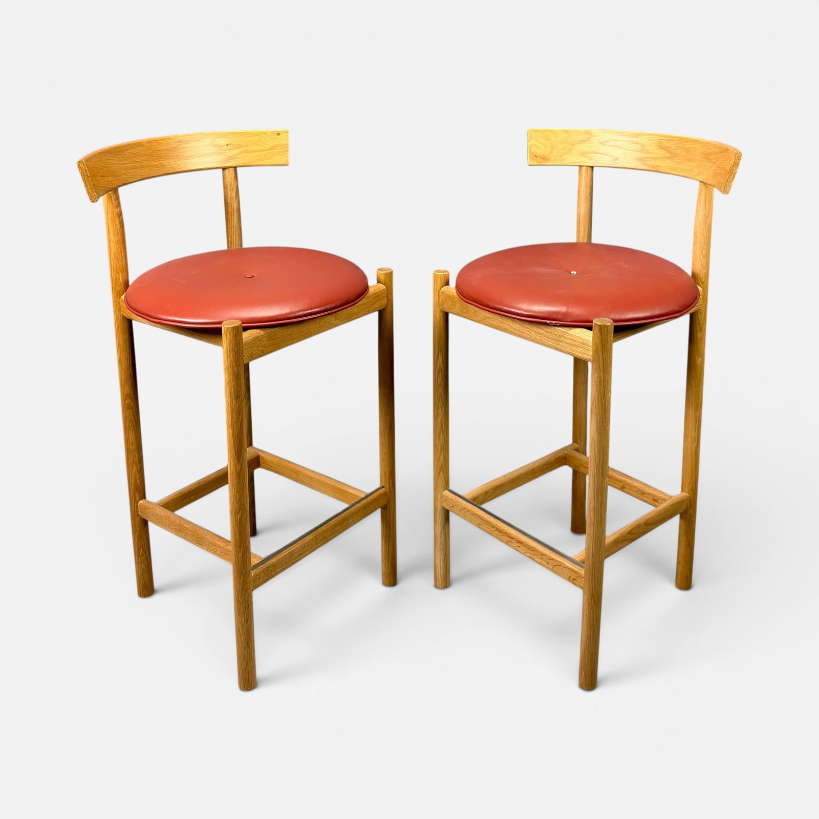 Pair Herman Miller "Comma" Bar Stools (1 of 9)