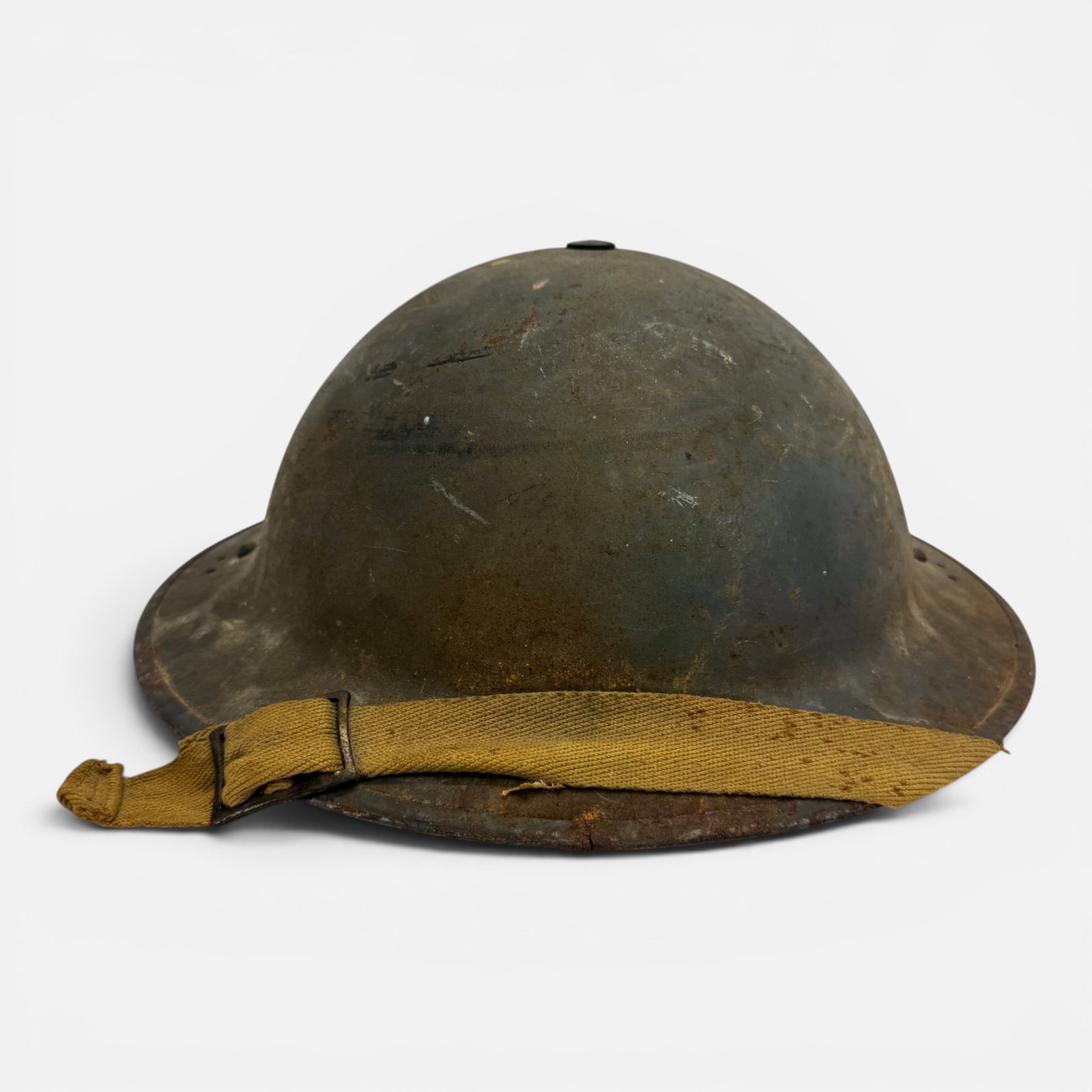 Original WWII British Combat Helmet from North Africa: For shipping, we highly recommend Donald Camden at UPS Store 4608. Alternatively, reach out to one of our preferred shippers listed at the link below or elect for LiveShipping in the checkout screen. 