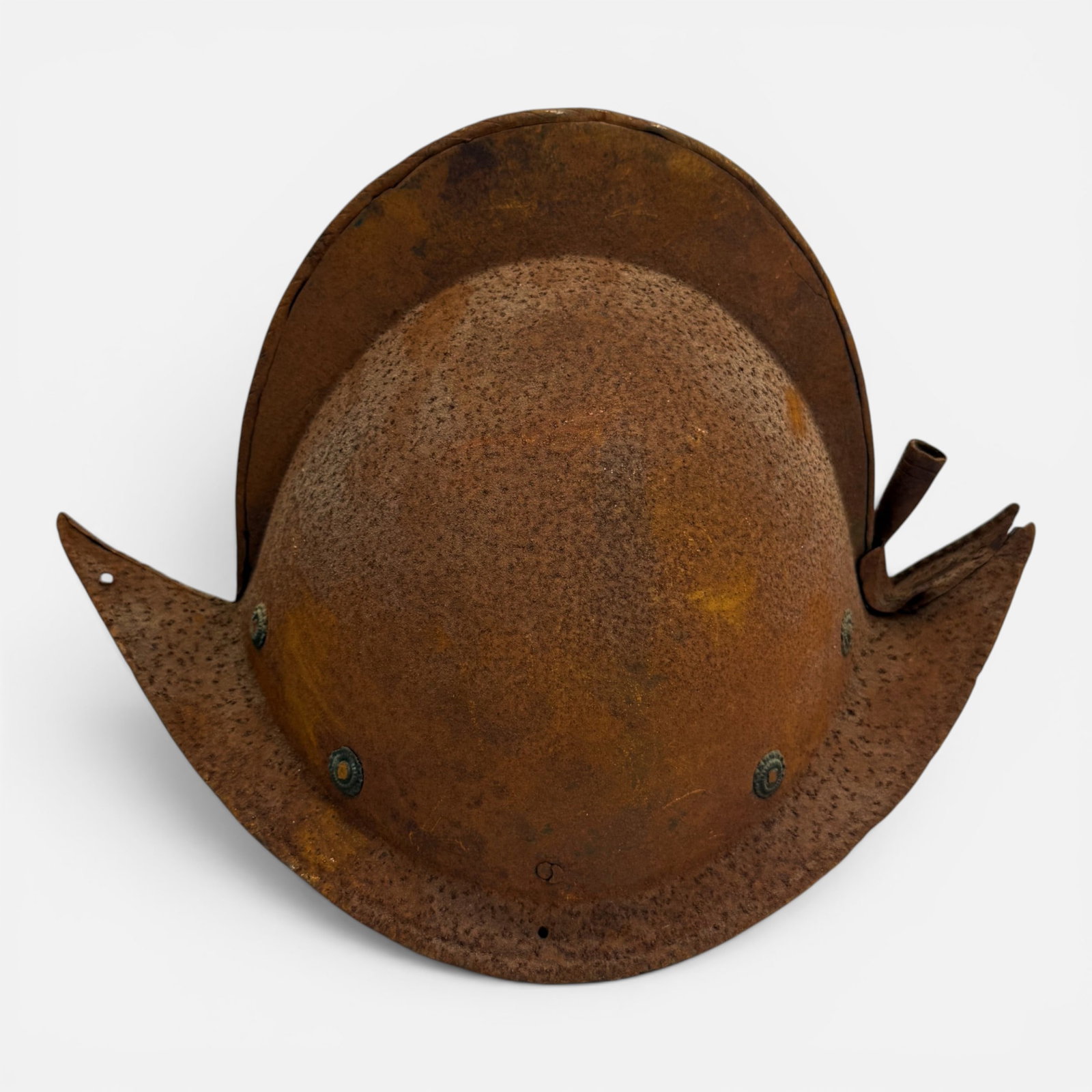 Antique 16thC Morion Helmet: Rusted over as shown. For shipping, we highly recommend Donald Camden at UPS Store 4608. Alternatively, reach out to one of our preferred shippers listed at the link below or elect for LiveShipping in