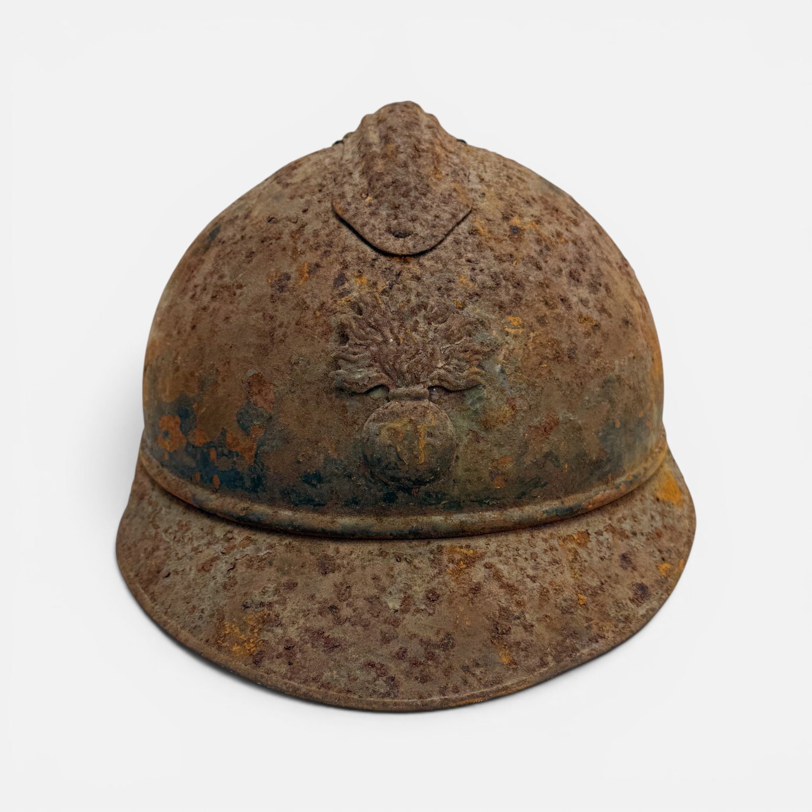 WWI French Model 1915 Adrian Infantry Helmet (1 of 12)