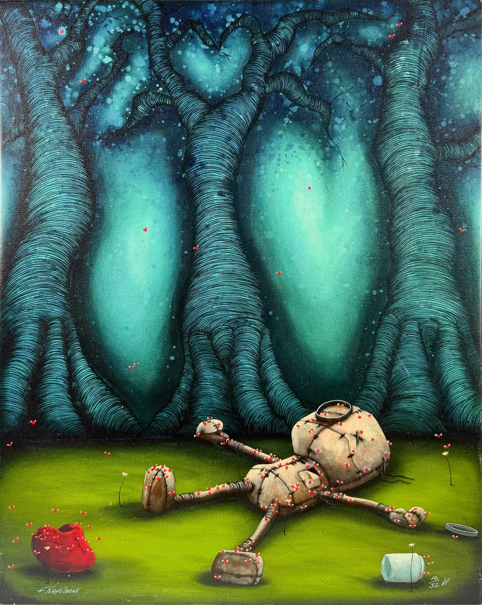 Fabio Napoleoni "When Love Bugs Bite" Artist Proof Giclee on Canvas (1 of 8)