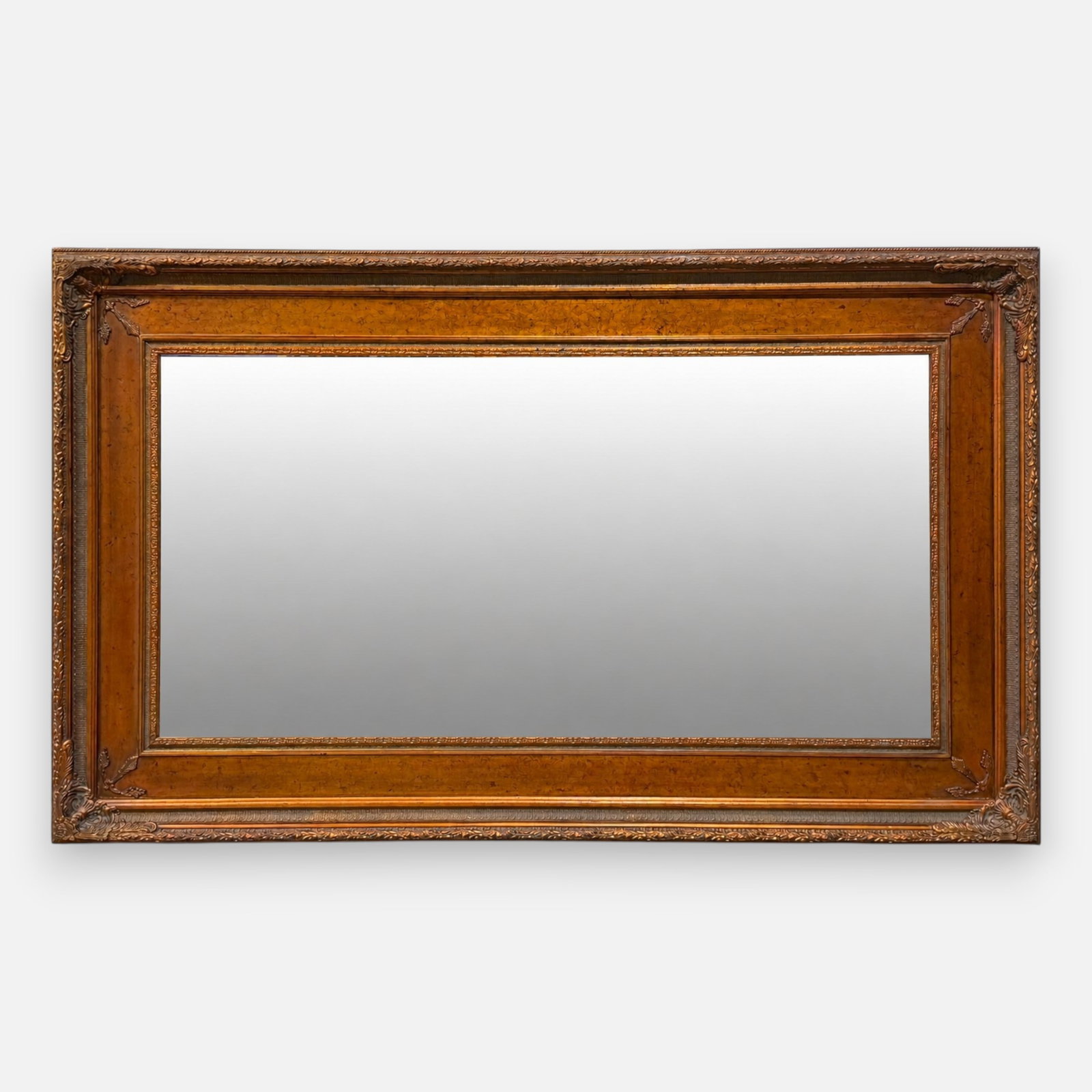 Huge 7 1/2 Foot Contemporary Rococo Beveled Wall Mirror (1 of 4)