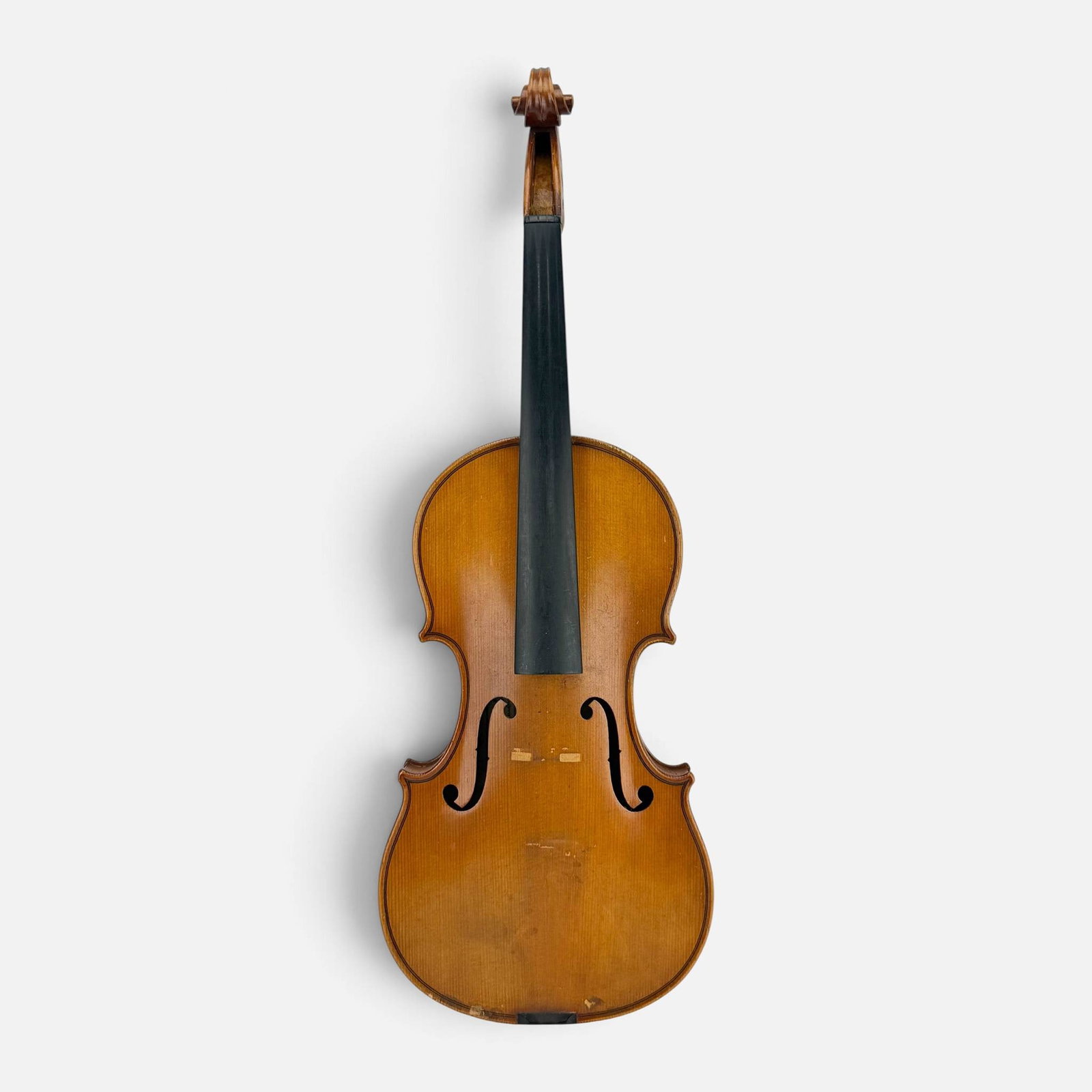 1920 Gabriel Magniere 4/4 Violin w/Bow: Violin measures approx. H: 23", W: 6 1/2", D: 3 1/2" overall, with a body length of approx. 14". For shipping, we highly recommend Donald Camden at UPS Store 4608. Alternatively, reach out to one of o