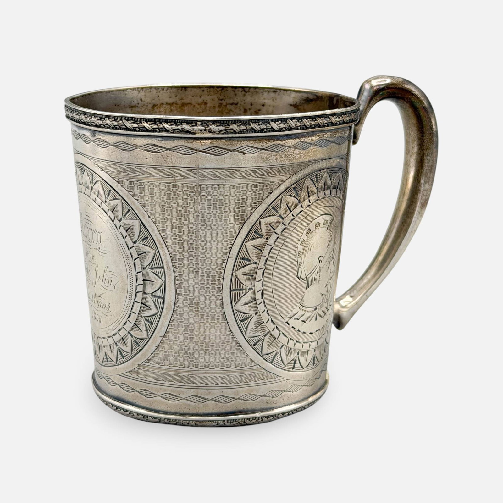 John L. Westervelt Coin Silver Cup (1 of 9)