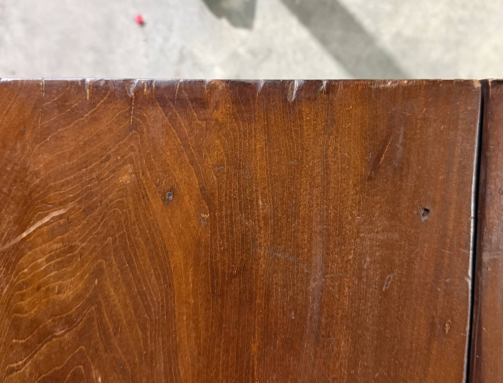 Antique Walnut Drop Leaf Table End Table - 12
