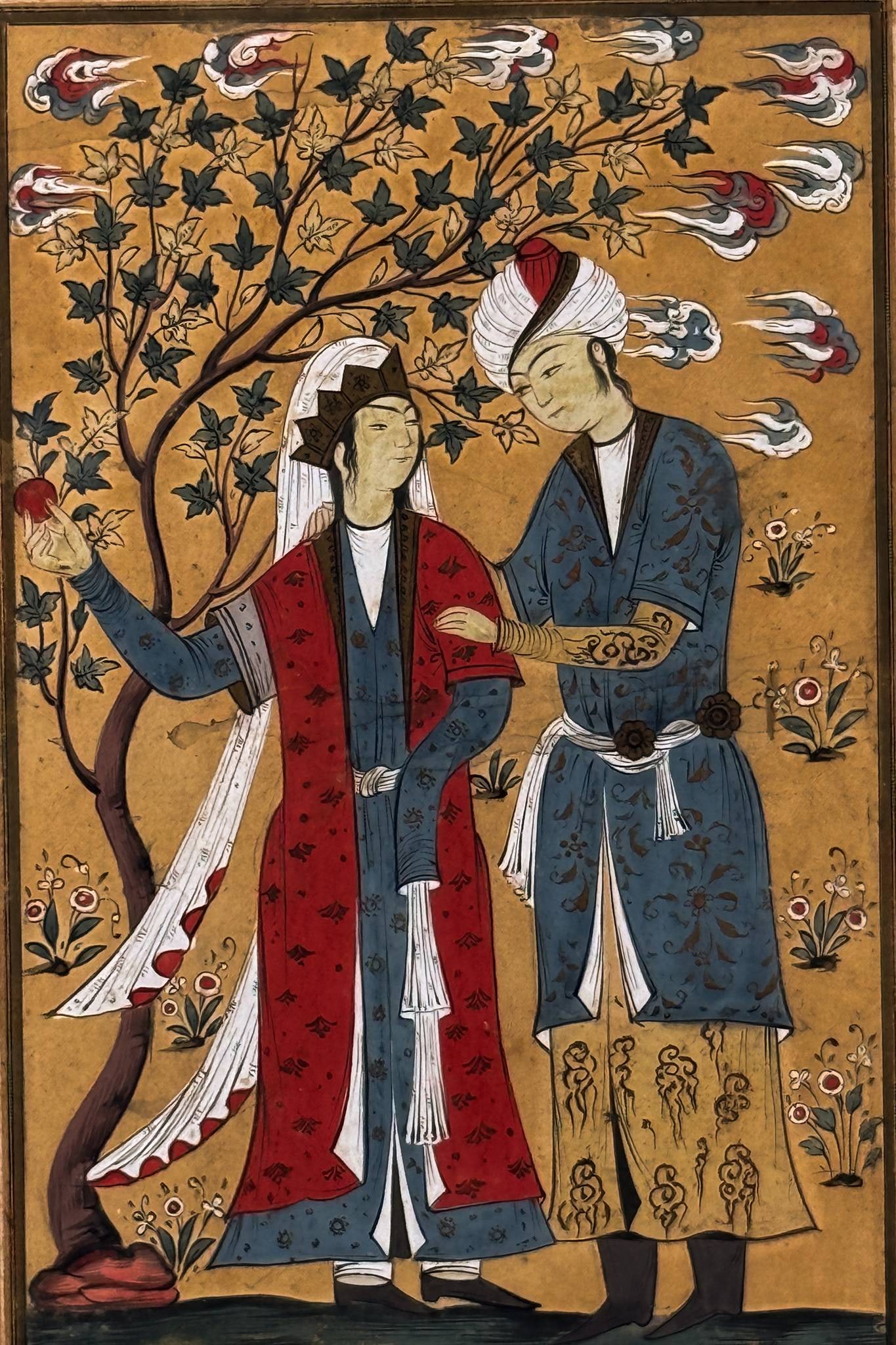 Two Fine Persian Paintings - 7
