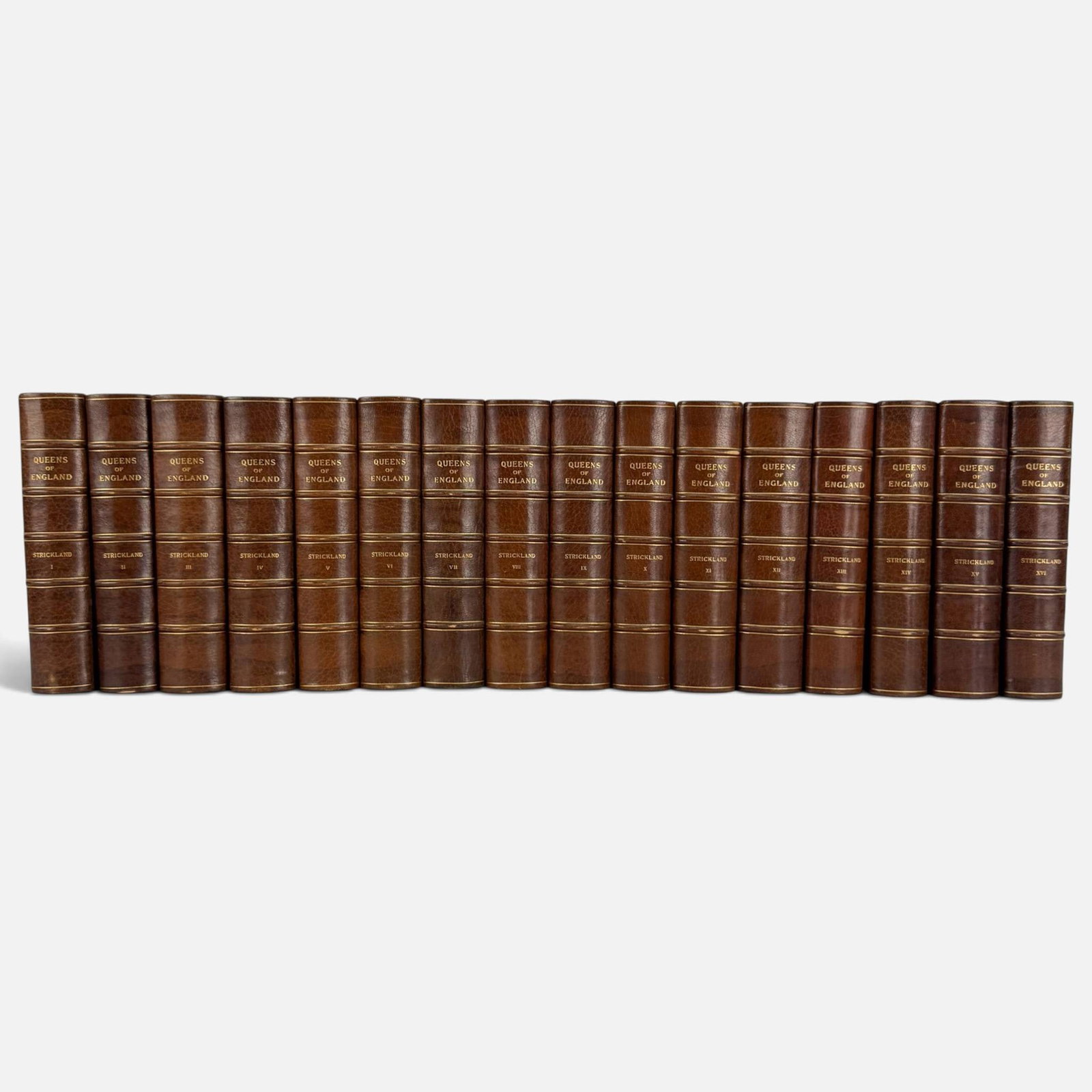 1902 Lives of the Queens of England Vol 1-16 by Agnes Strickland Ltd Ed Set 11/39 (1 of 15)
