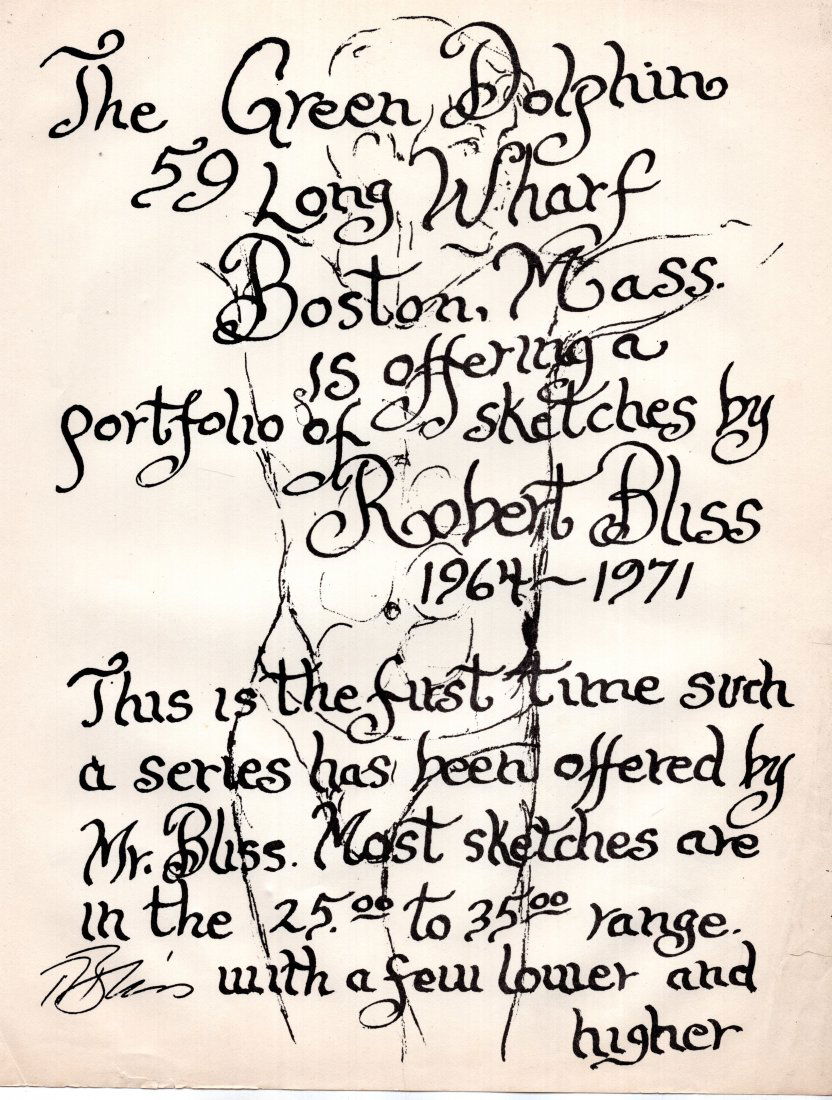 Boston art gallery poster, 1970s (1 of 1)