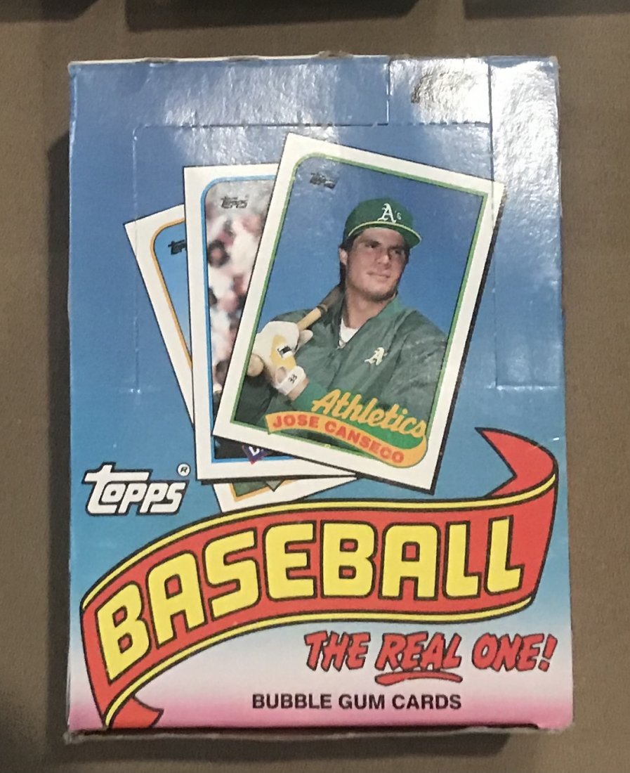 1989 Topps Baseball unopened wax box with 36 packs (1 of 1)