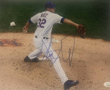 Steven Matz, New York Mets SP: 10"x12" photograph signed by Steven Matz, New York Mets. JSA COA.