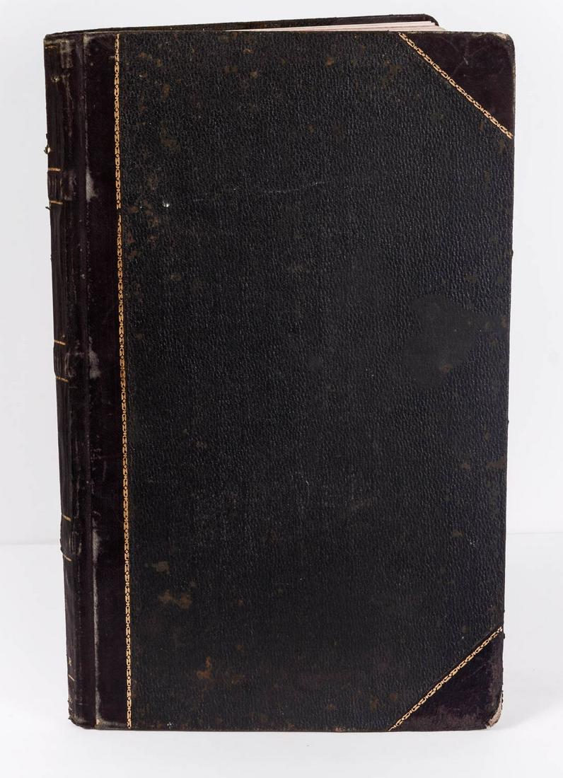 USS Bennington ledger, 1893-1894: Rare ship's journal of the USS Bennington dated June 15, 1893-May 17, 1894 and kept by Ensign John L. Sticht who famously prevented an explosion of his ship, thus saving the lives of 600 men and offic