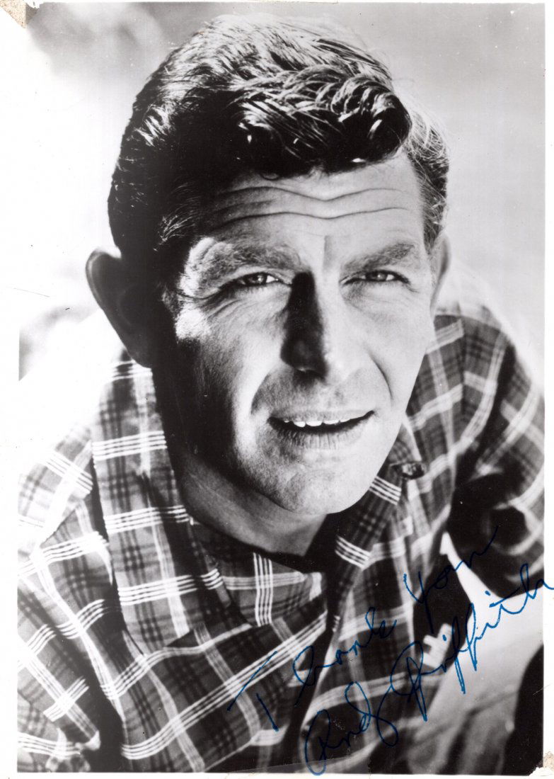 Andy Griffith signed photo (1 of 1)