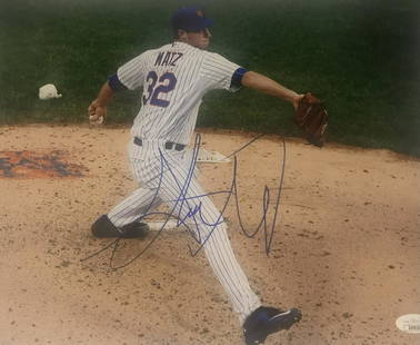 Steven Matz, New York Mets SP: 10"x12" photograph signed by Steven Matz, New York Mets. JSA COA.
