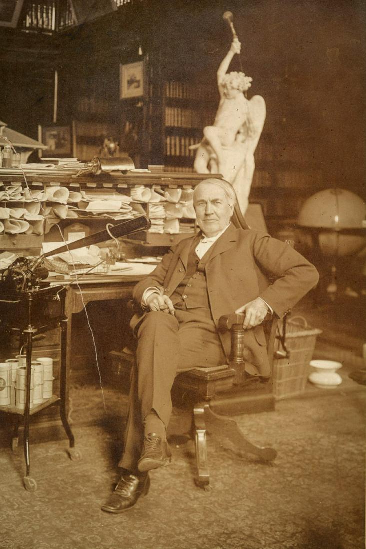 Thomas Edison signed photograph (1 of 2)