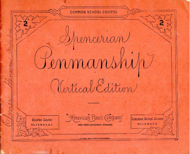 Penmanship course book, 1900 (1 of 1)