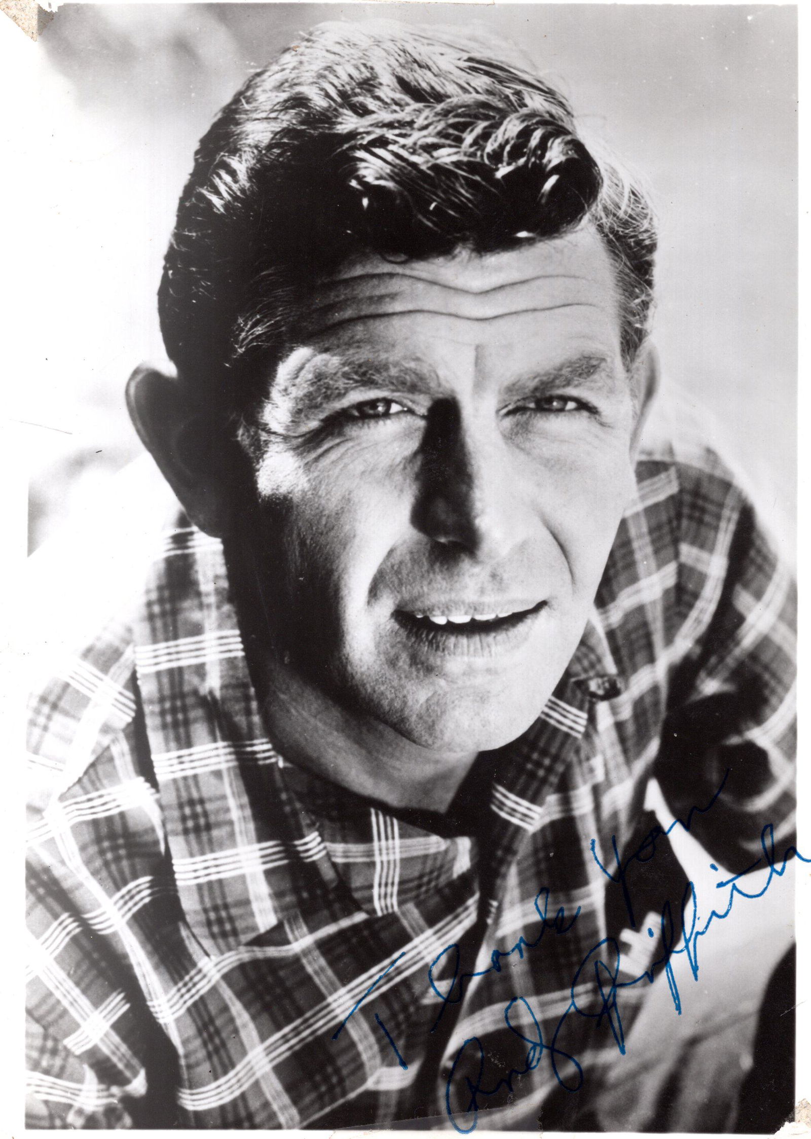 Andy Griffith signed photo (1 of 1)