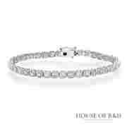 14k White Gold - 1.77tcw -  Diamonds Tennis Bracelet (1 of 1)