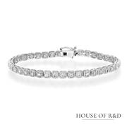 14k White Gold - 1.77tcw -  Diamonds Tennis Bracelet (1 of 1)