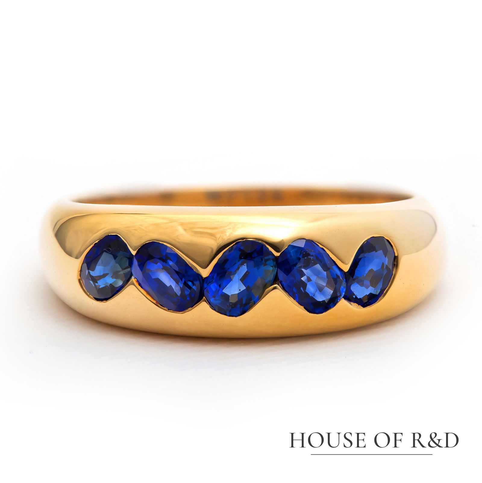 18k Yellow Gold - 1.15tcw -  Sapphire Ring (1 of 7)