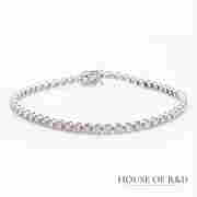 14k White Gold - 3.00tcw -  Diamonds Tennis Bracelet (1 of 6)