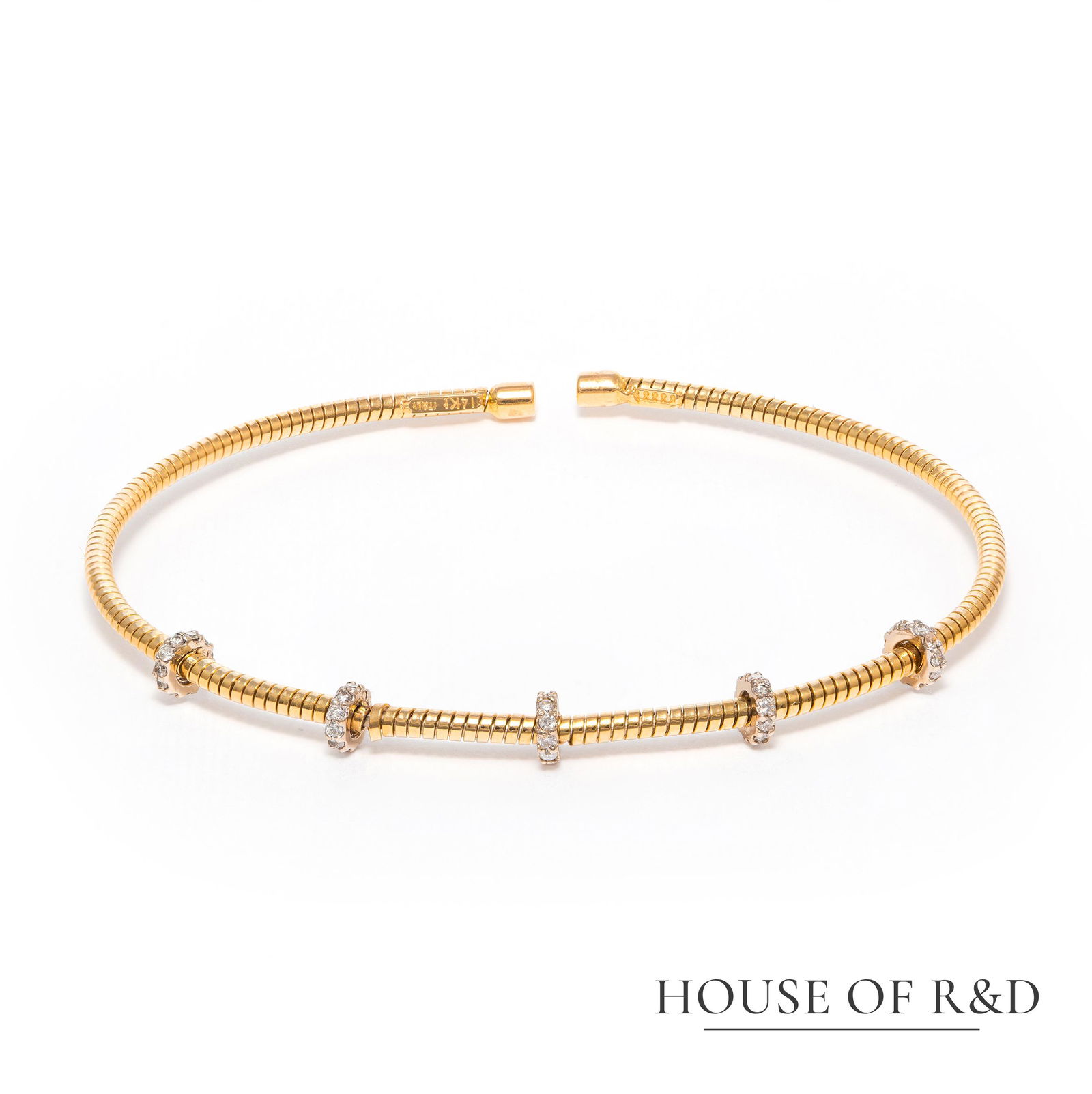 14k Yellow Gold - 0.36tcw -  Diamonds Bracelet (1 of 8)